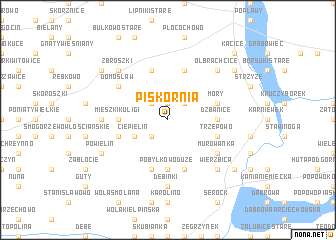 map of Piskornia