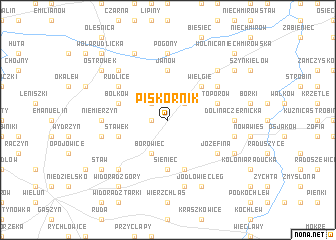 map of Piskornik