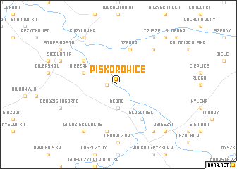 map of Piskorowice