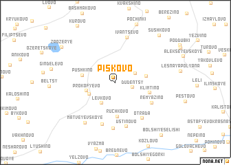 map of Piskovo