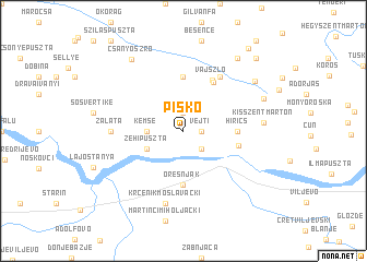 map of Piskó