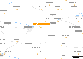 map of Piskunovo