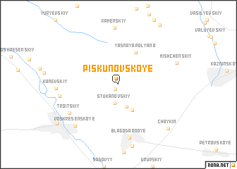 map of Piskunovskoye