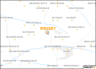 map of Piskuny