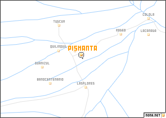 map of Pismanta