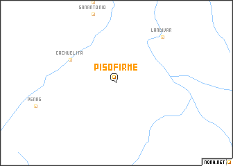map of Piso Firme