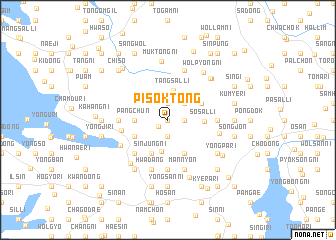 map of Pisŏk-tong