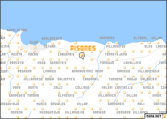 map of Pisones