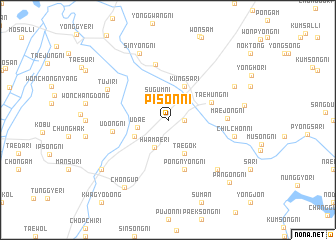 map of Pisŏn-ni