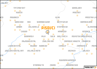 map of Pišovci