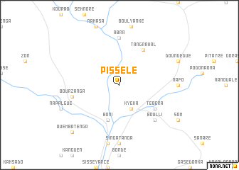 map of Pissélé