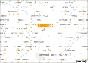 map of Pissignano