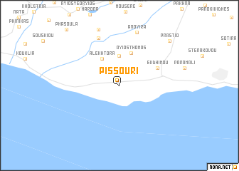 map of Pissouri