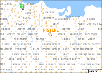 map of Pistère