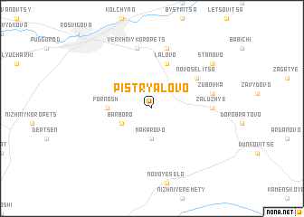 map of Pistryalovo