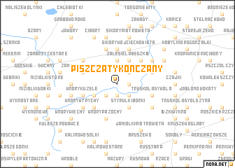 map of Piszczaty Konczany