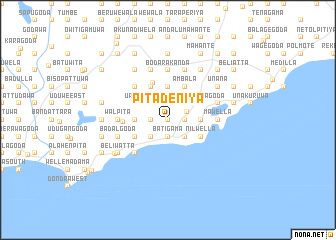 map of Pitadeniya