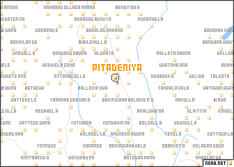 map of Pitadeniya