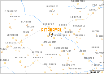 map of Pitahayal