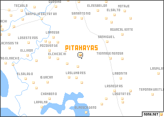 map of Pitahayas