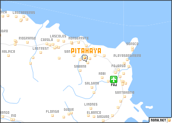 map of Pitahaya