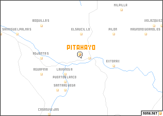 map of Pitahayo