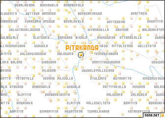 map of Pitakanda