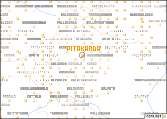 map of Pitakanda