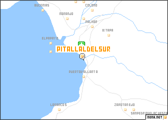 map of Pitallal del Sur