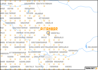 map of Pitāmbar