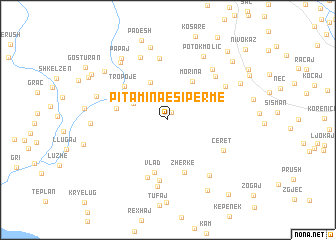 map of Pitamina e Sipërme