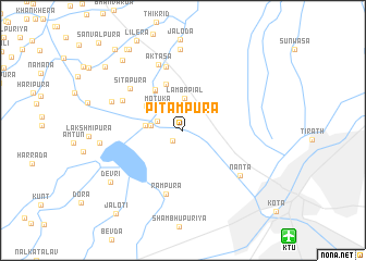 map of Pītāmpura