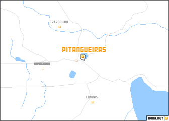 map of Pitangueiras