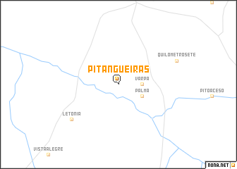 map of Pitangueiras