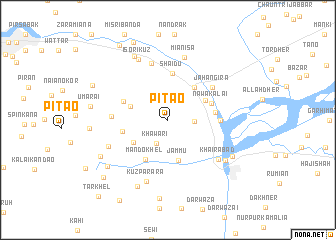 map of Pitāo