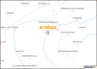 map of Pitarque