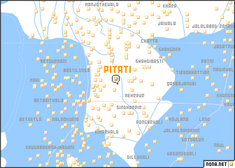 map of Pitāti