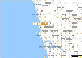 map of Pitawala