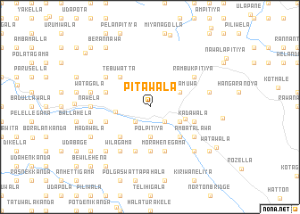 map of Pitawala