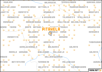 map of Pitawela