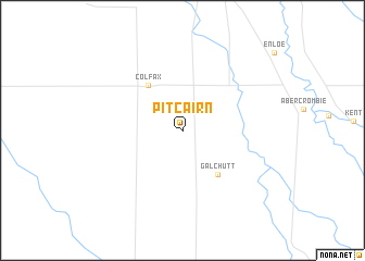 map of Pitcairn