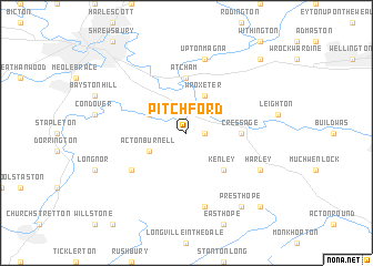 map of Pitchford