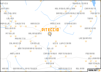 map of Piteccio