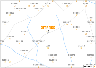 map of Pitenga