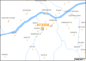 map of Pitéria