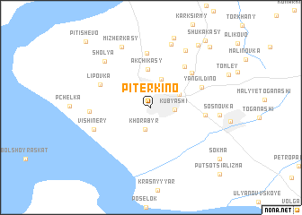 map of Piterkino