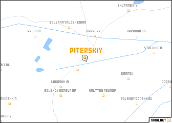 map of Piterskiy