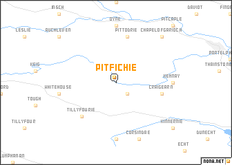 map of Pitfichie