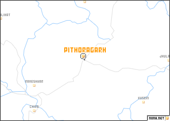 map of Pithorāgarh