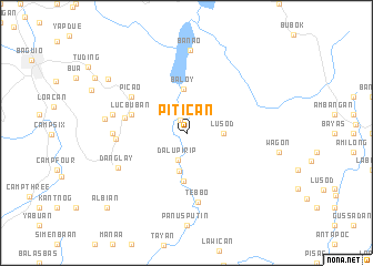 map of Pitican